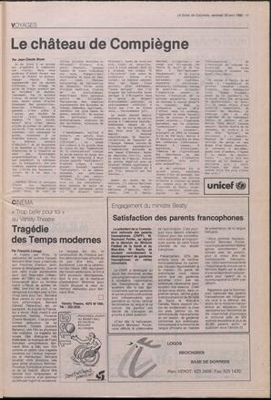 Le Soleil de Colombie, April 20, 1990, page 11