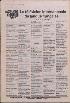 Le Soleil de Colombie, April 20, 1990, page 10