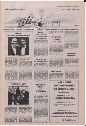 Le Soleil de Colombie, April 20, 1990, page 7