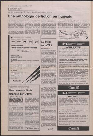 Le Soleil de Colombie, April 20, 1990, page 4
