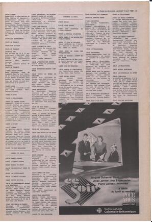 Le Soleil de Colombie, April 13, 1990, page 13