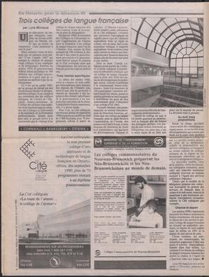Le Soleil de Colombie, April 6, 1990, page 22