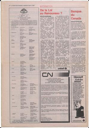 Le Soleil de Colombie, April 6, 1990, page 16