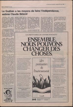 Le Soleil de Colombie, March 30, 1990, page 7