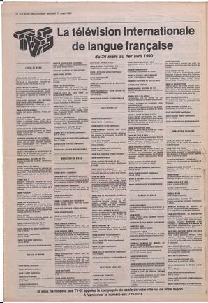 Le Soleil de Colombie, March 23, 1990, page 12