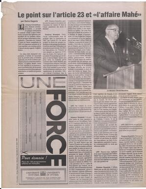Le Soleil de Colombie, March 9, 1990, page 24