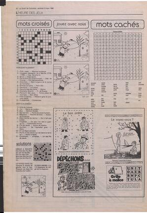 Le Soleil de Colombie, March 9, 1990, page 16