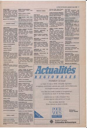 Le Soleil de Colombie, March 9, 1990, page 11