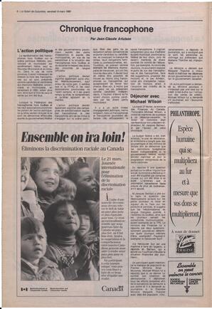 Le Soleil de Colombie, March 9, 1990, page 6