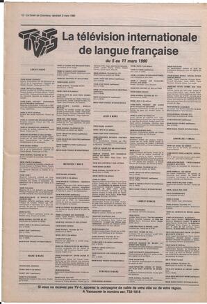 Le Soleil de Colombie, March 2, 1990, page 12