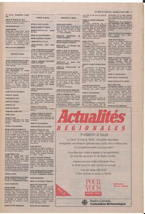 Le Soleil de Colombie, March 2, 1990, page 11