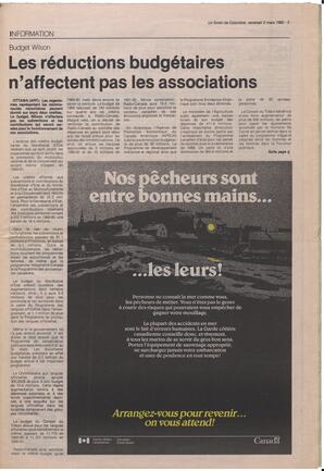 Le Soleil de Colombie, March 2, 1990, page 5