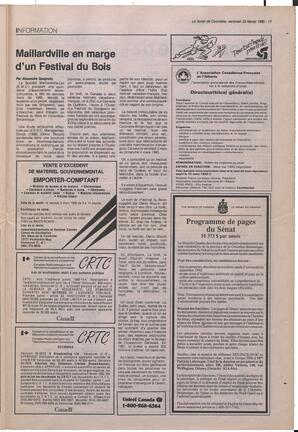 Le Soleil de Colombie, February 23, 1990, page 17