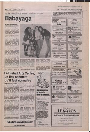 Le Soleil de Colombie, February 23, 1990, page 15