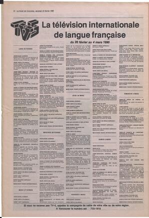 Le Soleil de Colombie, February 23, 1990, page 12