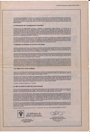 Le Soleil de Colombie, February 23, 1990, page 5