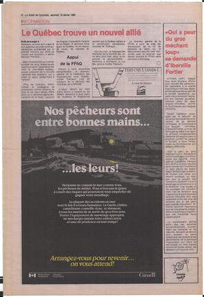 Le Soleil de Colombie, February 16, 1990, page 16