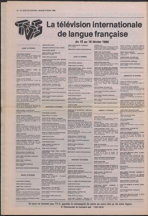 Le Soleil de Colombie, February 9, 1990, page 10