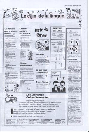 Le Soleil de Colombie, February 2, 1990, page 19