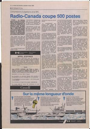 Le Soleil de Colombie, February 2, 1990, page 16