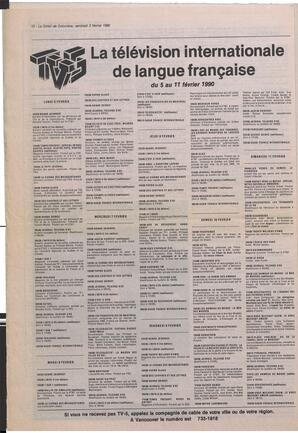 Le Soleil de Colombie, February 2, 1990, page 10