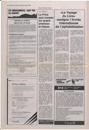 Le Soleil de Colombie, February 2, 1990, page 6