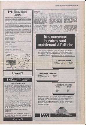 Le Soleil de Colombie, February 2, 1990, page 5