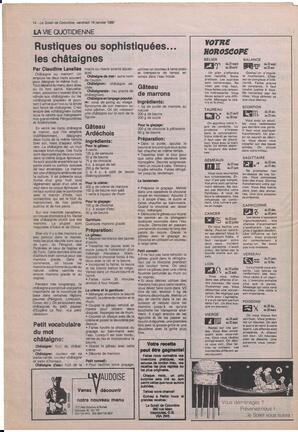 Le Soleil de Colombie, January 19, 1990, page 14