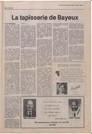 Le Soleil de Colombie, January 12, 1990, page 17