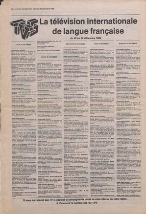 Le Soleil de Colombie, December 22, 1989, page 20