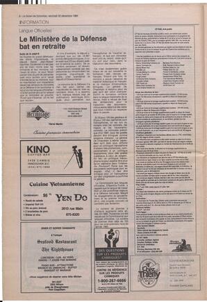Le Soleil de Colombie, December 22, 1989, page 8