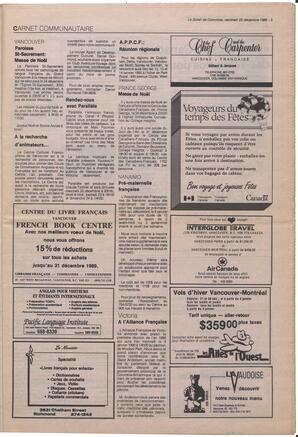 Le Soleil de Colombie, December 22, 1989, page 3