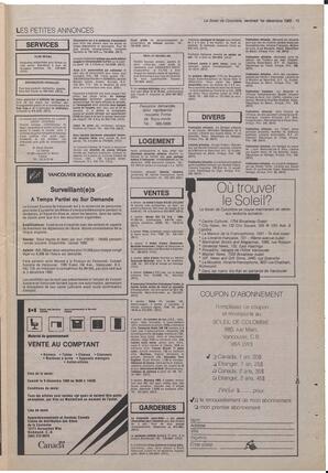 Le Soleil de Colombie, December 1, 1989, page 15