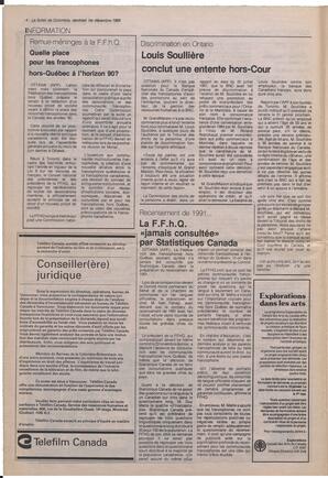 Le Soleil de Colombie, December 1, 1989, page 4