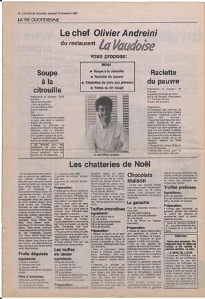 Le Soleil de Colombie, November 24, 1989, page 10