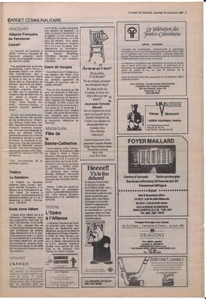 Le Soleil de Colombie, November 24, 1989, page 3