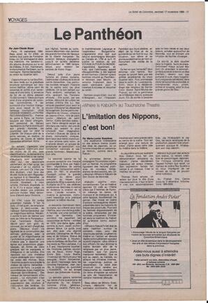 Le Soleil de Colombie, November 17, 1989, page 11