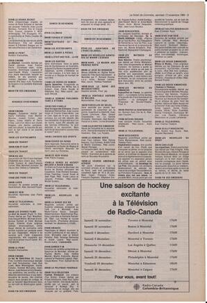 Le Soleil de Colombie, November 17, 1989, page 9