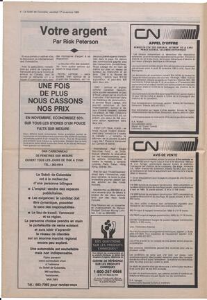 Le Soleil de Colombie, November 17, 1989, page 4