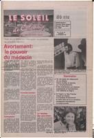 Le Soleil de Colombie, November 10, 1989
