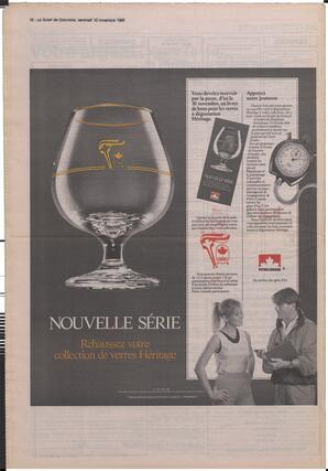 Le Soleil de Colombie, November 10, 1989, page 16