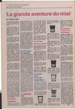 Le Soleil de Colombie, November 10, 1989, page 12