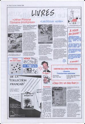 Le Soleil de Colombie, November 3, 1989, page 23