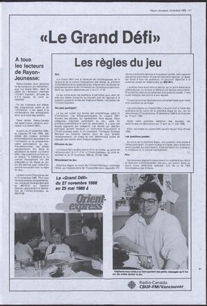Le Soleil de Colombie, November 3, 1989, page 22