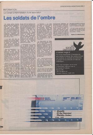 Le Soleil de Colombie, October 27, 1989, page 25