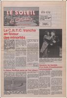 Le Soleil de Colombie, October 20, 1989