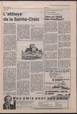 Le Soleil de Colombie, October 6, 1989, page 11