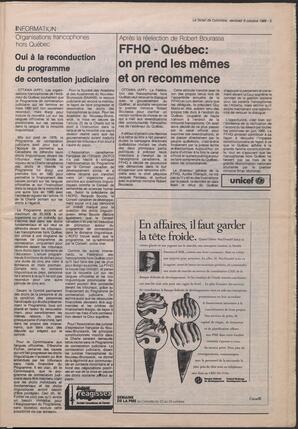 Le Soleil de Colombie, October 6, 1989, page 5