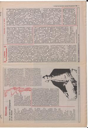 Le Soleil de Colombie, September 29, 1989, page 11