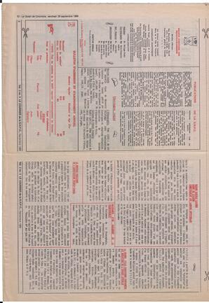 Le Soleil de Colombie, September 29, 1989, page 10